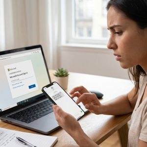 Recebeu um código da Microsoft sem o pedir?
